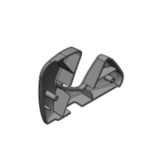 Abdeckkappe Gurtfänger (links)