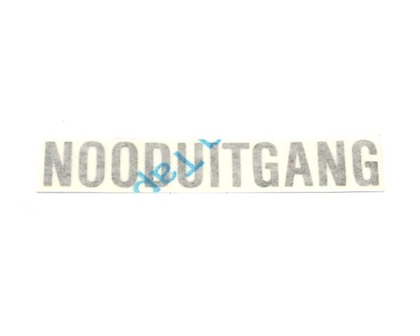photo of Aufkleber „NOTAUSGANG“