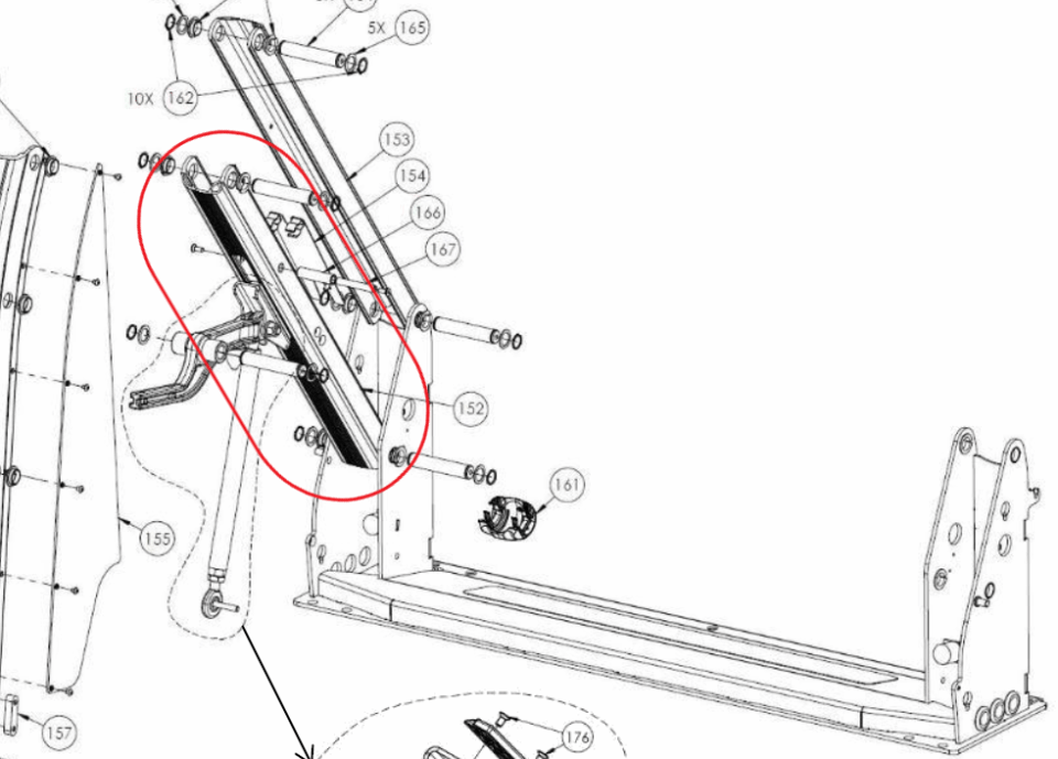 Tragarm unten/Aggregatseite AL1 Lift – Bild 4