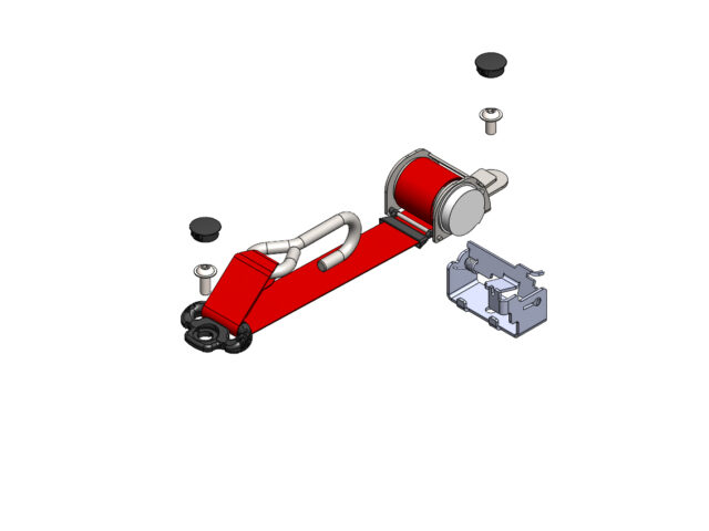 photo of Aufroller + Mechanik (Vorderseite) TriflexAIR-Boden